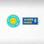 WORK HARD - POSITIVE PINS